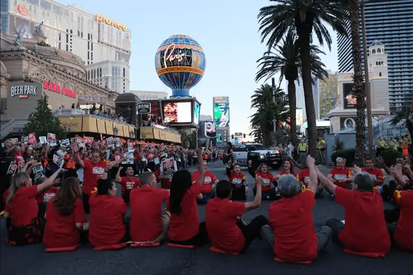 The Las Vegas Strip Could Be the Site of the Largest Hospitality Strike in U.S. History