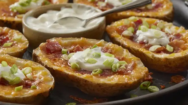 What's The Actual Difference Between Twice-Baked Potatoes And Potato Skins?