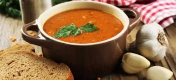 Quick and Hearty Vegan Red Lentil Soup