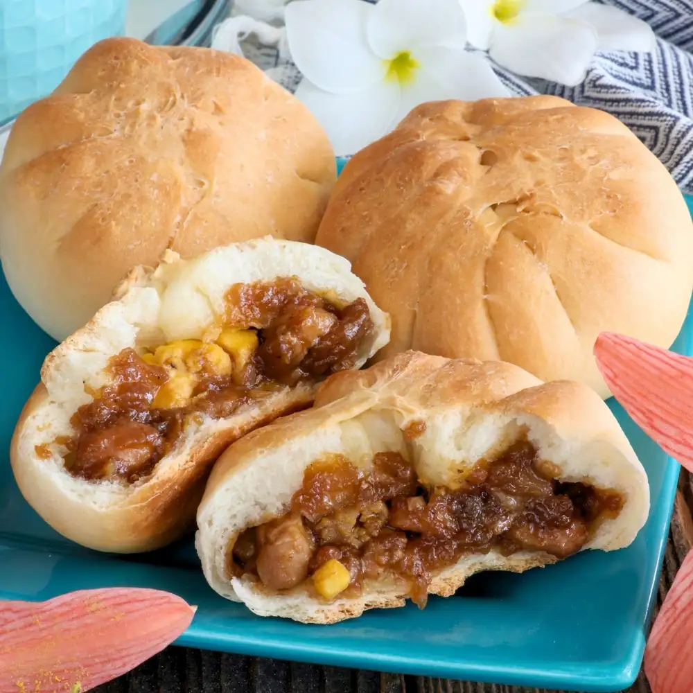 Super Soft Ube Pandesal with Cheese
