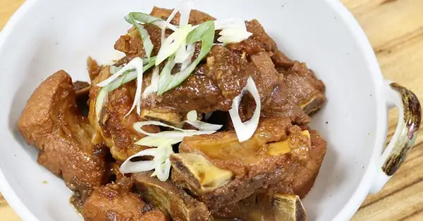 Making fail-proof soy sauce braised pork ribs marinade, braised ribs recipe, how to make delicious braised pork ribs