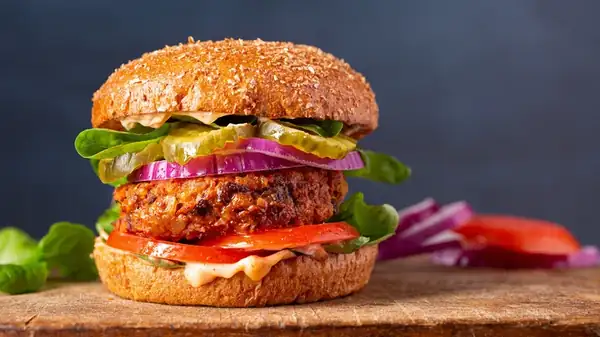 For A Veggie Burger With Ground Beef Texture, Reach For One Ingredient