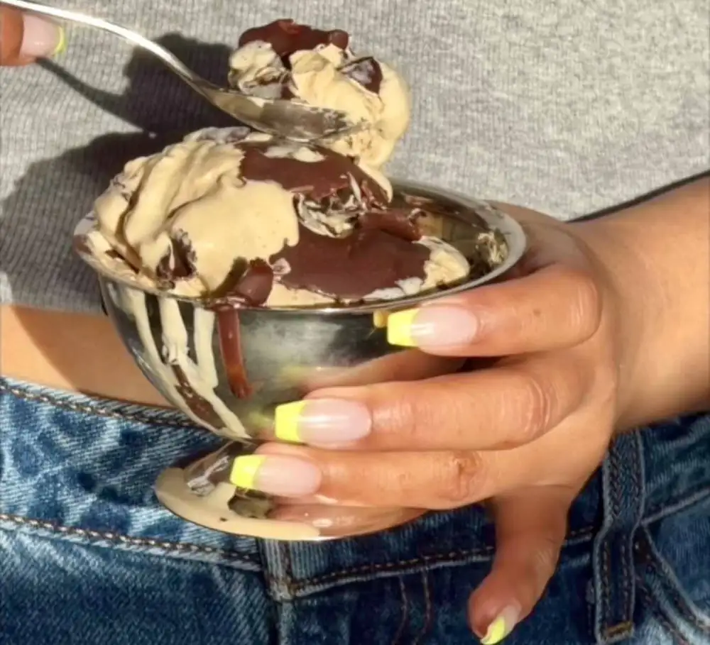 Three toppings for ice cream sundaes