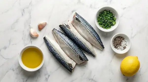 Grilled mackerel. An easy, quick recipe with all the flavor of the sea