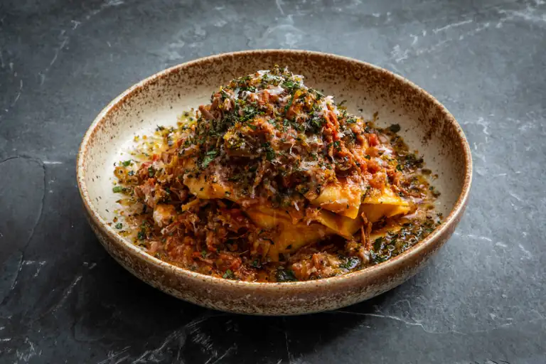 Lamb Ragù with Pappardelle and Mint Pangrattato Recipe