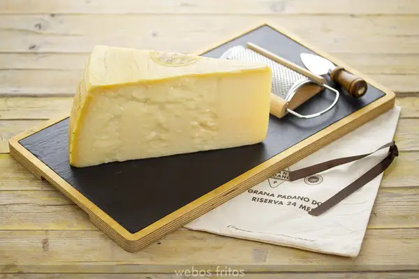 Grana Padano cheese with DOP