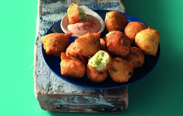 Cod Cakes With Pink Sauce