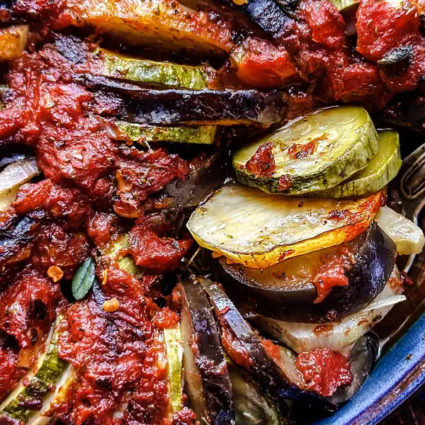Briam-Greek roasted vegetables