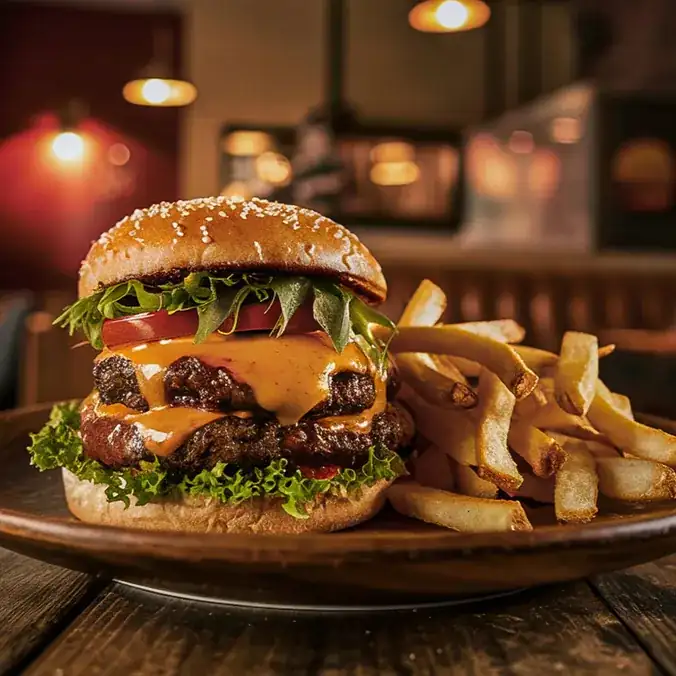 Hamburger at master level