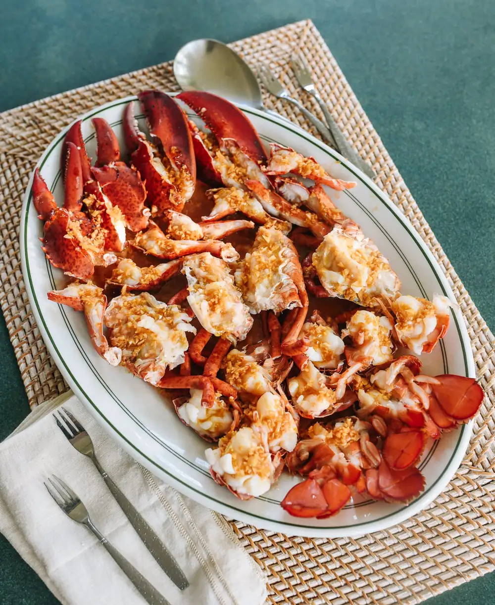¡Oriente y Occidente se unen en este increíble plato de langosta!