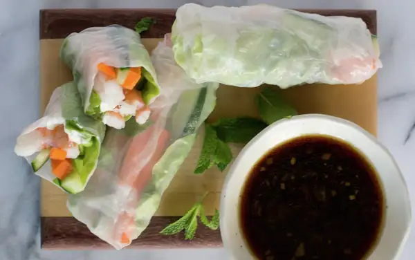 Vietnamese or Thai-style rice paper rolls - Pilar Hernández's Chilean Kitchen