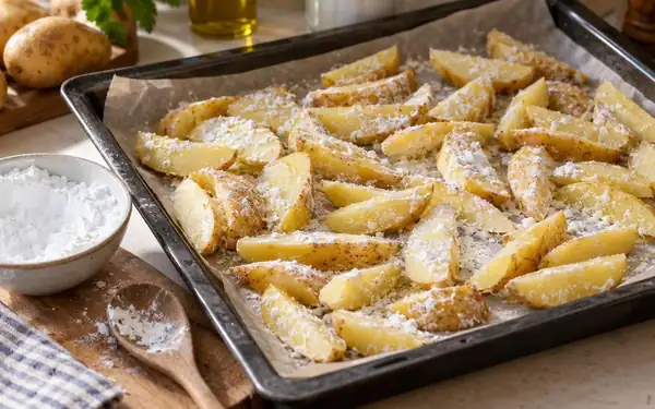Espolvorear las patatas con maicena antes de cocinarlas: por qué este método realmente funciona