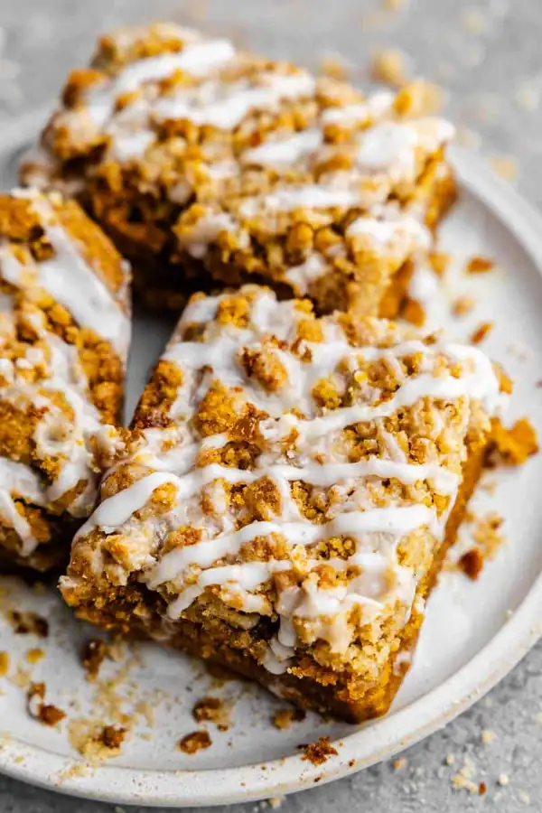 Pastel de calabaza con migas