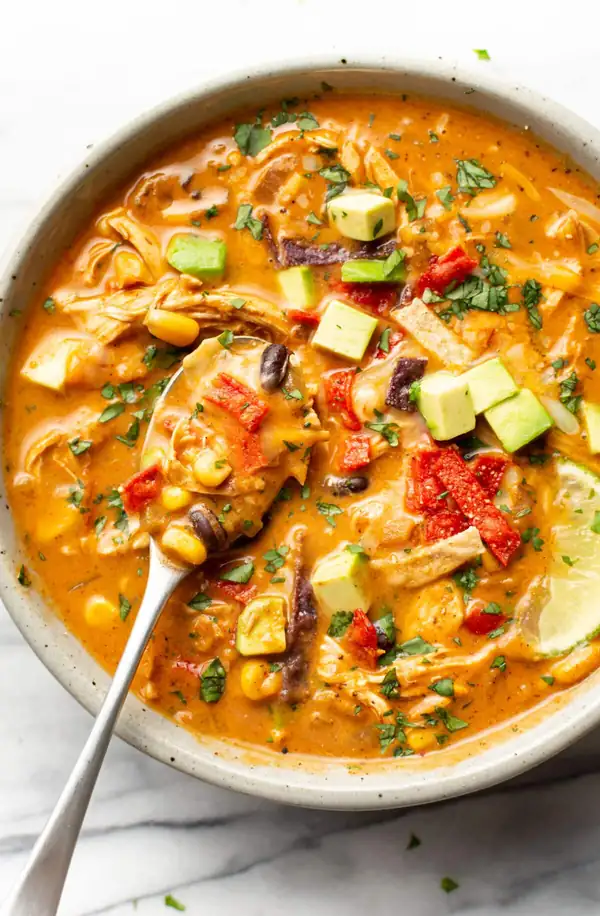 Easy Chicken Enchilada Soup