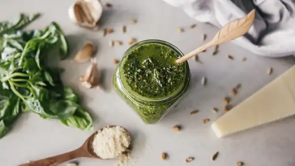 Your Pesto Will Pop With Vibrant Color If You Blanch The Basil First