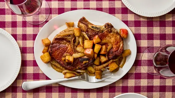 All You Need Is One Skillet to Make Fancy Pork Chops for Two