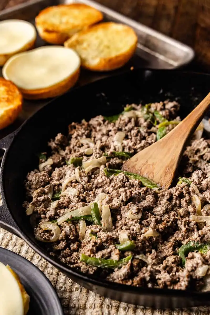 Ground Beef Cheesesteak