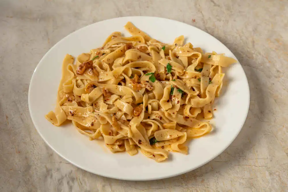 Garlic Hand-Rolled Pasta