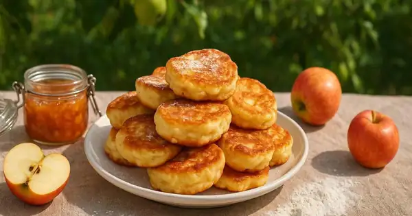 Tortitas con manzana y sémola: un delicioso desayuno hecho con ingredientes sencillos