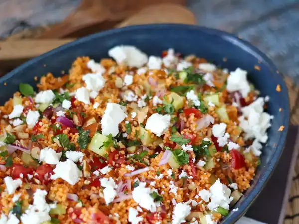 Couscous and gazpacho salad: a fresh, original, and no-cook recipe