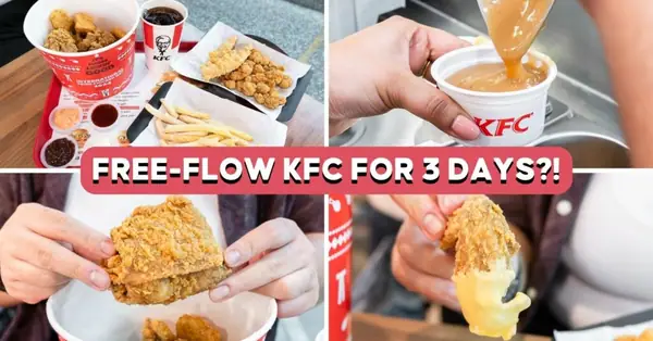 Buffet libre de KFC: Pollo frito ilimitado del 3 al 5 de julio.