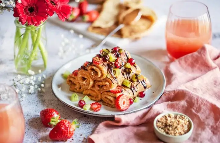 Crepes, Waffles, Donuts