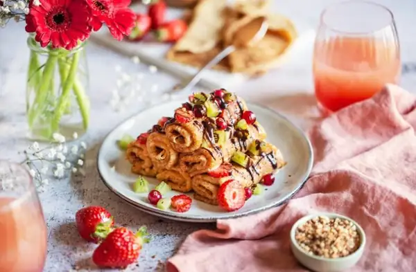 Crepes, Waffles, Donuts