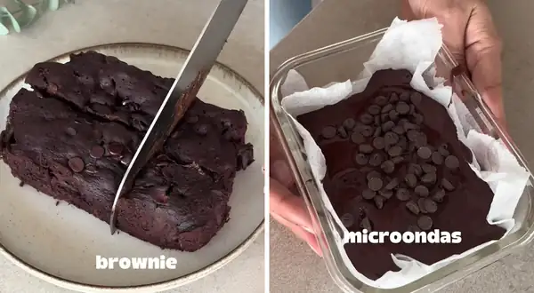 Brownie saludable: esponjoso y sin azúcar