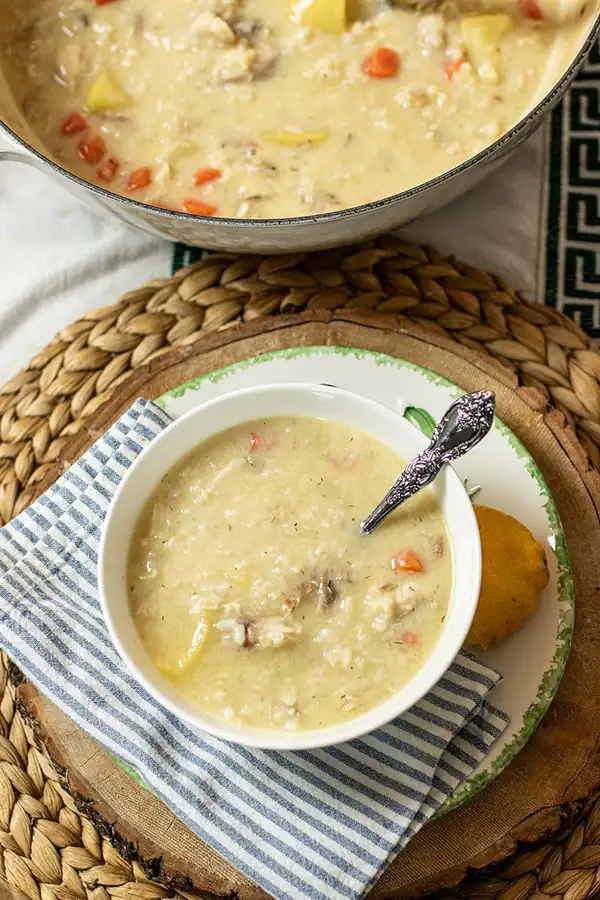 Greek Psarosoupa Recipe (Lemony Fish Soup)