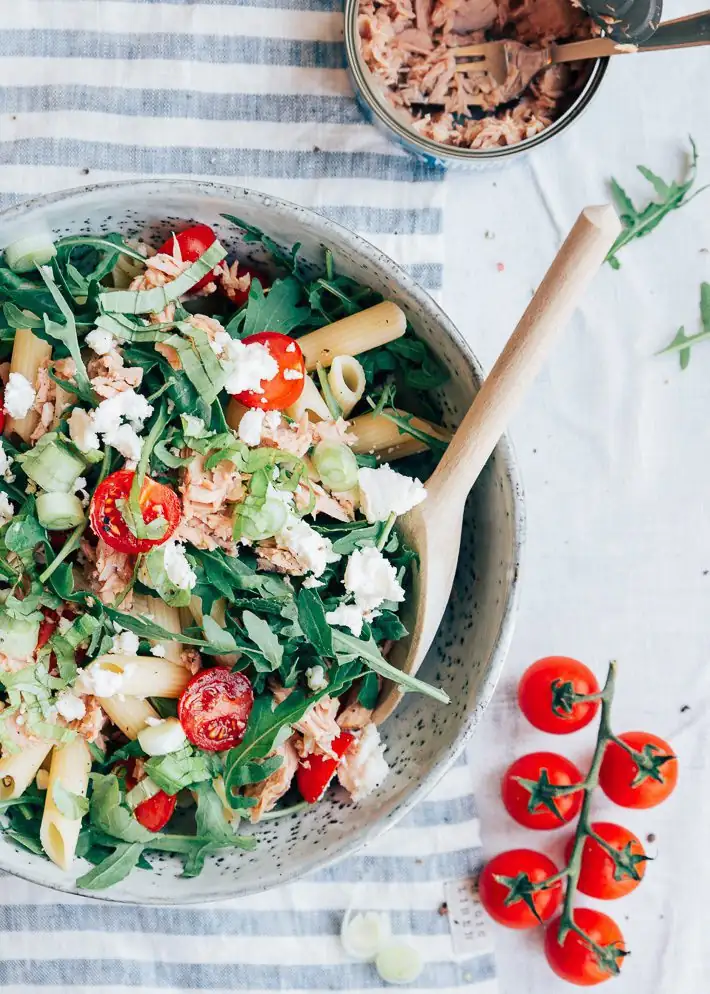 Pasta salad with tuna