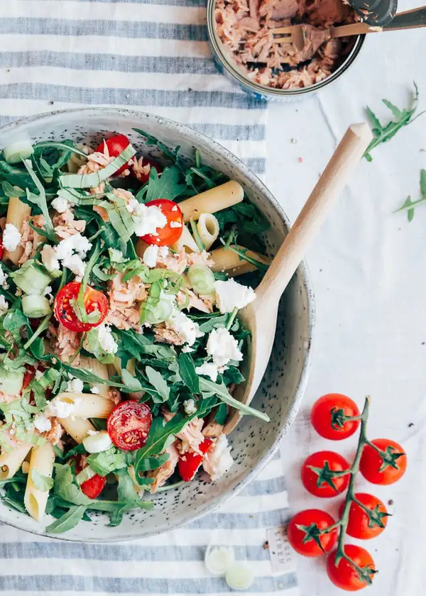 Pasta salad with tuna