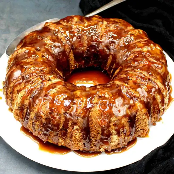 Pastel de manzana vegano