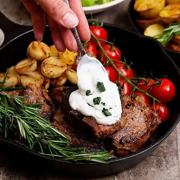 Lamb Loin Chops Recipe with Roasted Potatoes