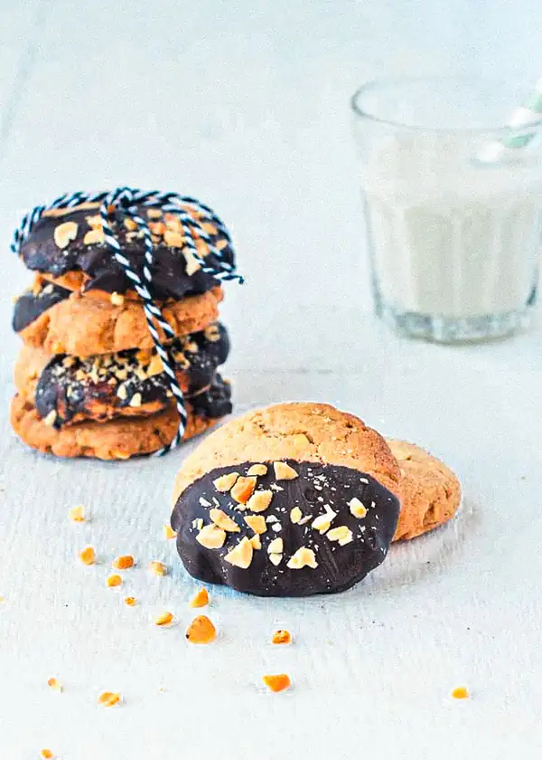 Chocolate peanut butter cookies