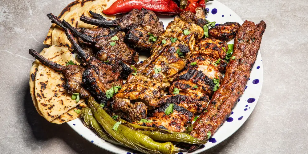Jamaican-spiced Turkish mixed grill