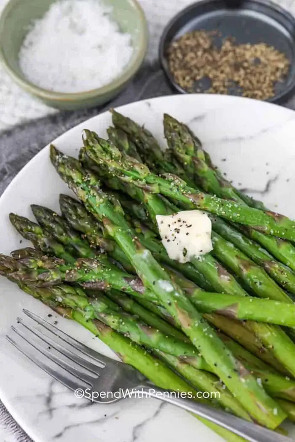 Steamed Asparagus