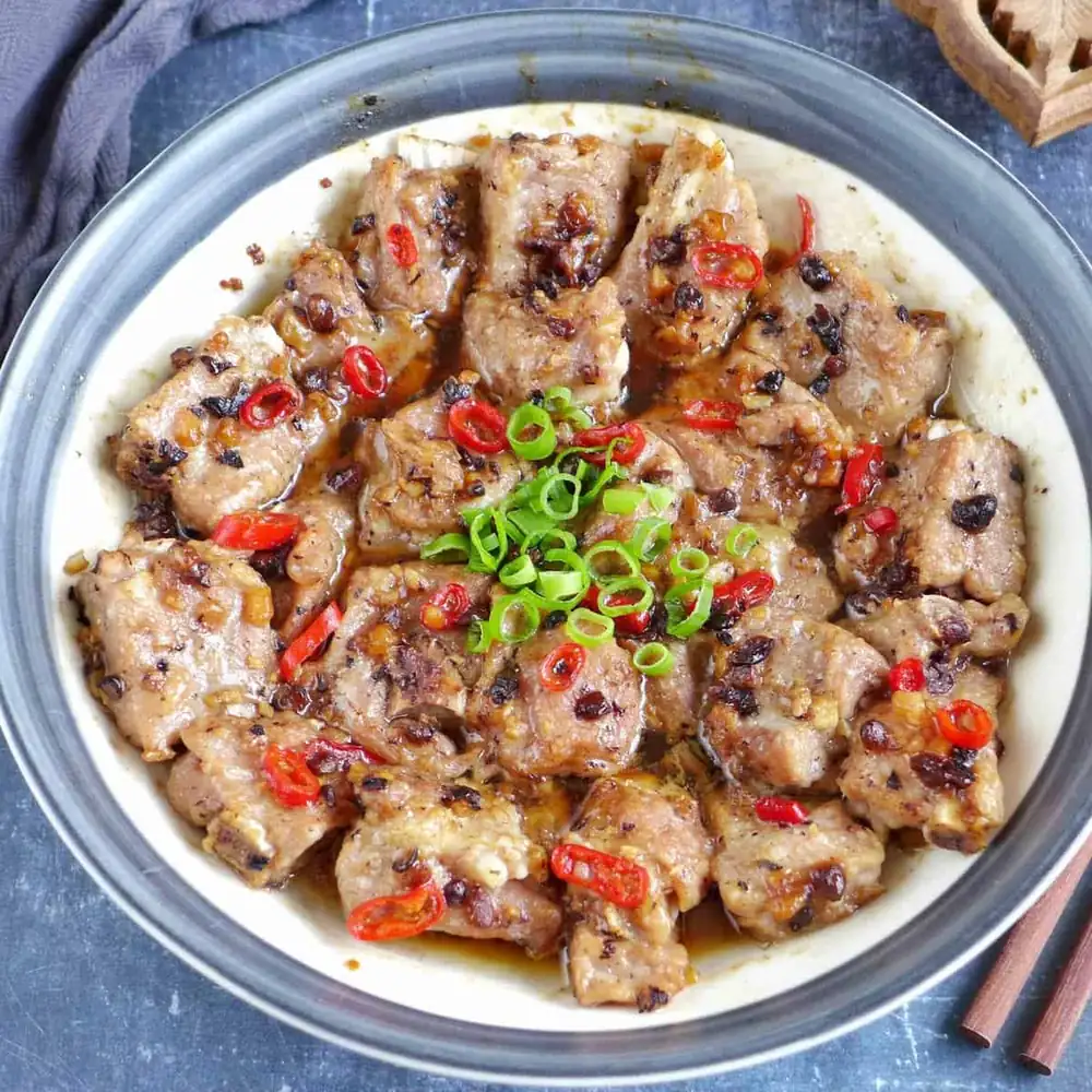 Steamed Ribs with Black Beans