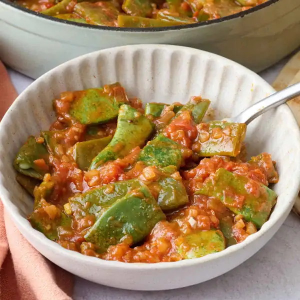 Lebanese Green Beans (Loubieh Bi Zeit) Recipe