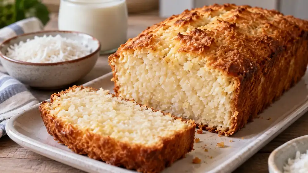 Sin azúcar ni harina: un pudín de coco húmedo que se mezcla en un bol y tiene un sabor increíble
