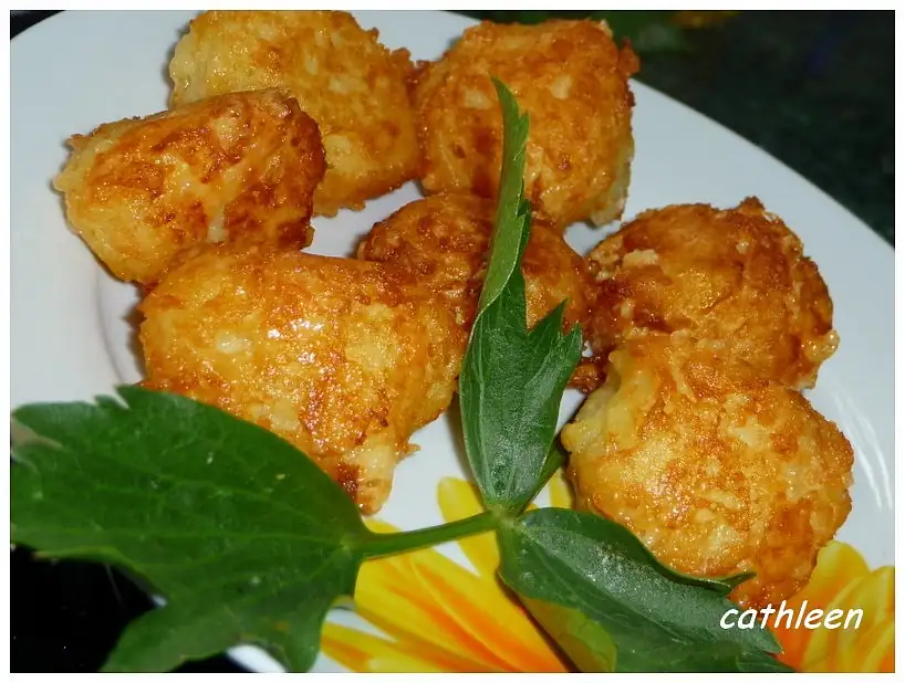 Fried potato balls