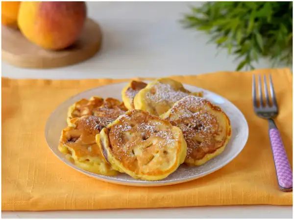 Peach pancakes