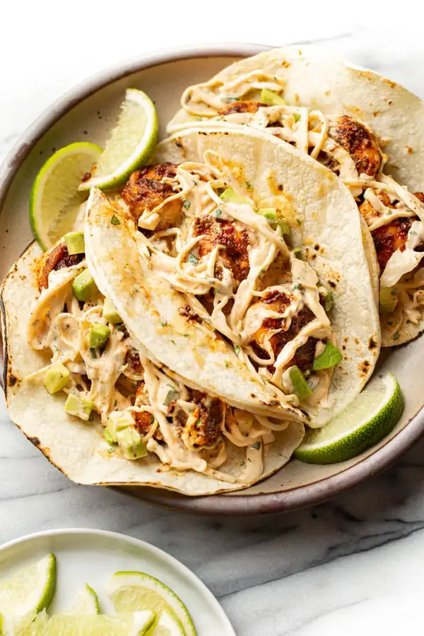Easy Blackened Shrimp Tacos