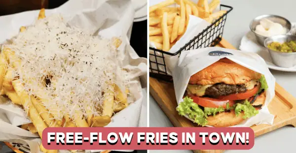 Consigue un menú de hamburguesa por 12,90 $++ con patatas fritas ilimitadas en este restaurante de Somerset