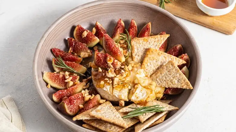 Hazelnut And Fig Baked Brie Recipe