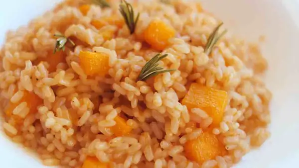 Pumpkin risotto, autumn has finally arrived