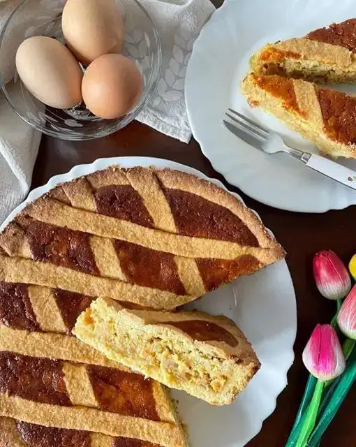 Gluten-free and lactose-free Neapolitan pastiera