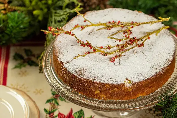 Almond Vasilopita Cake: Greek Lucky New Year's Cake