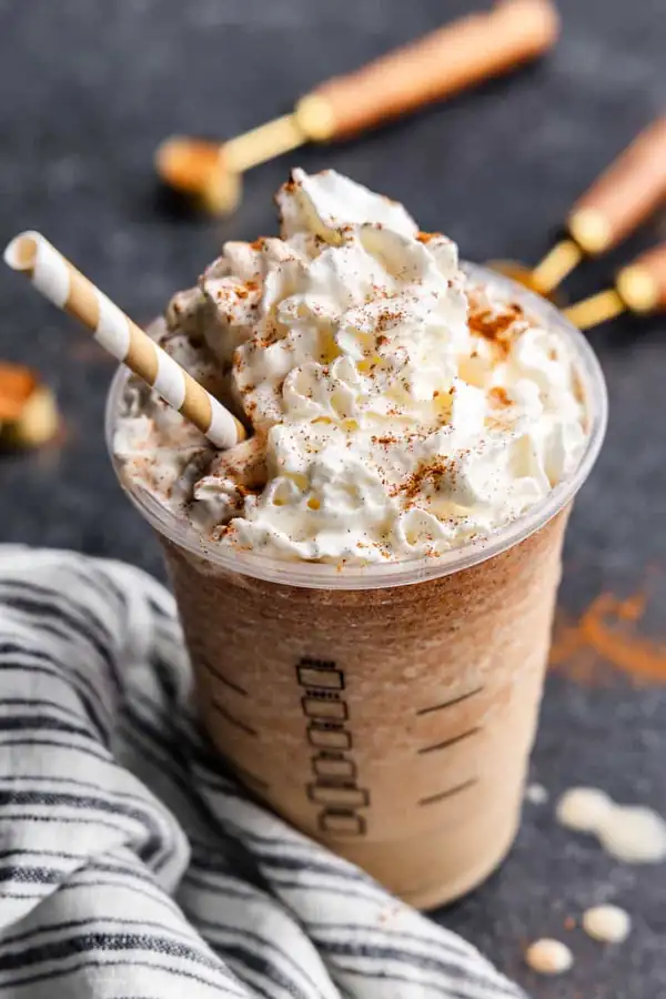 Pumpkin spice frappe