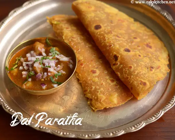 Receta de dal paratha sobrante, dal paratha