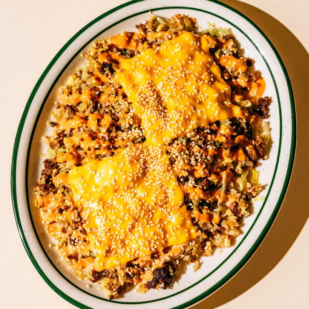 Cheeseburger Fried Rice